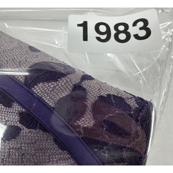 Torrid Curve Womens Push Up Padded Bra Size 42DD Purple Lace Floral Underwire - Picture 6 of 6